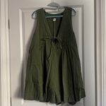 Like, Love Olive Green Denim Romper Size Large Photo 3
