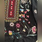 Johnny Was  BIYA MISHTI Folk Embroidered Black Tunic Photo 11