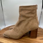 Steve Madden Nourish Faux Suede Square Toe Ankle Boots Block Heel Women's 9.5M Photo 2