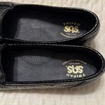SAS Simplify Black Patent Leather Croc Embossed Loafers Shoes Women’s Sz 9 Slim Photo 1