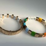 NWOT Roxanne assoulin set of two love heart bracelets Photo 6