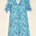 Lilly Pulitzer Easley T Shirt Dress Size XXS Amalfi Blue By The Seashore Vacay Photo 2
