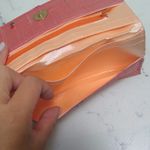 Embroidered Silk Pink Wallet Photo 3