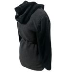 EDEN SOCIETY Faux Fur Wooly Coat Stitchfix Cinch Hooded Jacket Black NWT Medium Photo 6