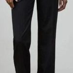 Lafayette 148 Black Virgin Wool Straight Leg Menswear Pants 14 Stretch Career Photo 0