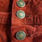 We The Free  Corduroy‎ Mini Skirt Orange 27 Photo 3