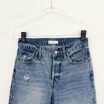 ANINE BING Lara Ripped Frayed Hem Kick Flare Jeans Photo 2