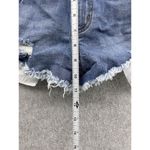 PINK - Victoria's Secret  Women's Blue Denim Shorts Shorties 6 Cotton Distressed Photo 8