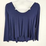 Aerie Music Festival Graphic T-Shirt Size M Navy Blue Top Tee Photo 3