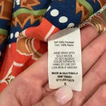 Anthropologie ⭐️  on the road boho orange brown and green blouse in size small Photo 3