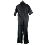 Oak + Fort Womens Black Short Sleeve Button Up Utility Pants 2 Piece Set Size XS Photo 1