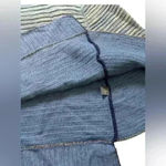 SOL 100% BABY ALPACA Poncho Cardigan Sweater One Size Peru Blue Photo 5