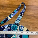 Nanette Lepore  Floral Silk Top Womens Size 2 Blue Corset Style Sleeveless‎ Y2K Photo 6