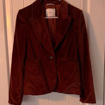 Wilfred  Rich Velvet Blazer in Chocolate Photo 0