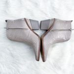 Gianni Bini Maelyie Croc Embossed Western Bootie in Dusty Taupe Photo 3