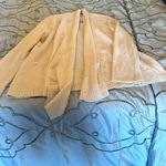 Calypso St. Barth  cashmere sweater ivory open front large L Photo 0