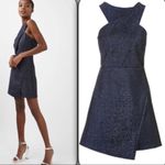 Topshop 🆕 | Navy Blue Sparkle Shimmer Dress 2 Photo 2