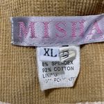 Misha Y2K Vintage Tan Corduroy Floral Embroidered Sequin Blazer Jacket Size XL Photo 10