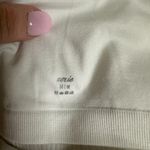 Aerie  White Ribbed Sports Bra Bralette Women's Medium Photo 3