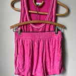 Crown & Ivy Cabana By Pink Terry Cloth Set Women's Small Photo 3