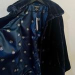 Dennis Basso Dennis By  Women’s Faux Fur Coat Dark Blue Mid Length Size M Photo 8