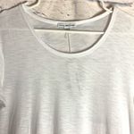 James Perse  white rolled sleeve tee dress small NWT Photo 2