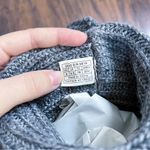 UGG  • Cardy II Boot grey ribbed knit sweater triple button fold over slouch Photo 11