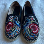 Johnny Was  Napentha Floral Embroidered Platform Espadrille Size‎ 38 Photo 0