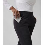 Athleta  Textured Brooklyn High Rise Ankle Jogger Pants black   Photo 2
