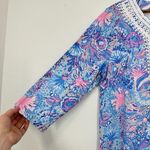 Talbots Bright Flowing Floral Lace Trim Tunic Beachy Casual Colorful Size 1X Photo 6