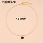 Gold Necklace for Women, 14K Gold Plated Cubic Zirconia Heart Necklace | Cute Dainty Love Pendant Necklaces for Women Dainty Gold Necklace Gifts for Her stainless steel Photo 1