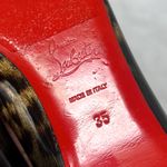 Christian Louboutin Pigalle Follies Patent Leopard Ombré Pointed Toe Flats 35 Photo 9