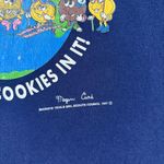 VINTAGE 1997 The World is a Better Place with Girl Scout Cookies in it! Tee Blue Photo 3