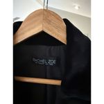 Rachel Zoe  Black Velvet Double Breasted Jacket Small Photo 5