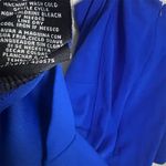 R&M Richards Plus 20W Blue Off the Shoulder Knee Length Dress Optional Straps Photo 10