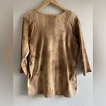TEES 2 PLEASE AVENUE Womens Top Brown Ribbed Knit Studs 3/4 SIv Pullover… Size undefined Photo 6