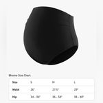Bhome Maternity Swimsuits Bottoms High Waisted Bikini Bottom Swimwear Briefs Black Size L Photo 5