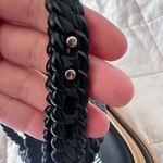 Melissa Women's Black Buzios Braided Sandals with Tan Sole Resortwear - US 10 Photo 9