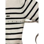Lacoste White Navy Breton Stripe Nautical Preppy Fisherman Stretch Dress 34 US 2 Photo 4