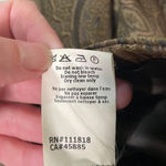 Michael Kors Paisley Jacquard Silk Blend Blazer Brown Green size 6 Photo 8