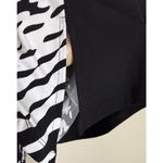 Chico's  Travelers 3 US‎ XL White Black Geometric Top Blouse Tunic Career Travel Photo 2