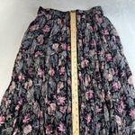 Y2K Style M Medium Skirt Maxi Boho Peasant Whimsy Fairy Layered Cottagecore Black Photo 11
