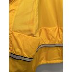 Columbia Vintage  Jacket Tech Series Women’s Medium Yellow Hidden Hood Zip Snap Photo 7