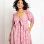 Eloquii  Eyelet Tie Front‎ Maxi Dress, 18 Photo 2