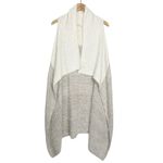 Soft Surroundings  Women’s Open Front Cream Ombré Boucle Sweater Vest Photo 2