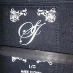 Sean John  S Y2K Zip Front Logo Hoodie in Black White Photo 4