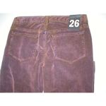 New NWT $295 Theyskens Theory Corduroy Pants Womens 24 Skinny Soft Purple Brown Photo 4