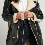 Ezra JACKET - SHEARLING AVIATOR JACKET IN BLACK Photo 0