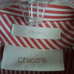Chico's  button up dress shirt stripes Photo 5