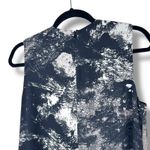 Aritzia Babaton Hopkins Black Marble Print Sleeveless Functional Tie Blouse Photo 8
